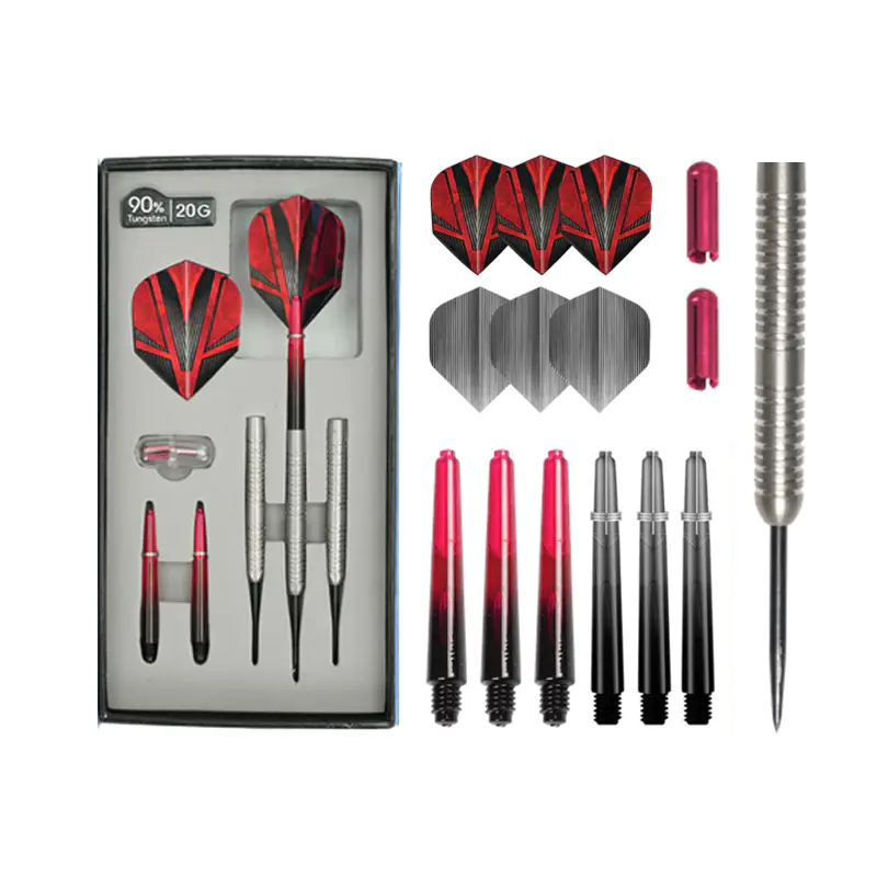 BL-1224 Ensemble de fléchettes professionnelles à pointe en acier tungstène de 20 g