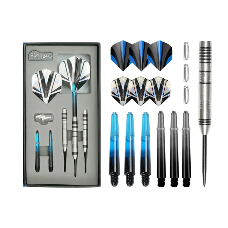 Ensemble de fléchettes à pointe en acier tungstène BL-1231 24 g