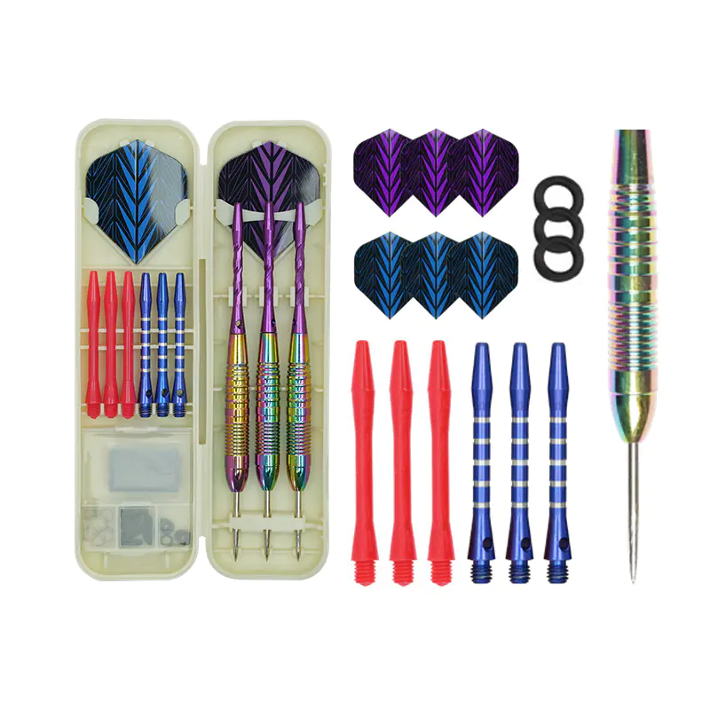 BL-1539 Ensemble de fléchettes à pointe en acier inoxydable de couleur 22 g
