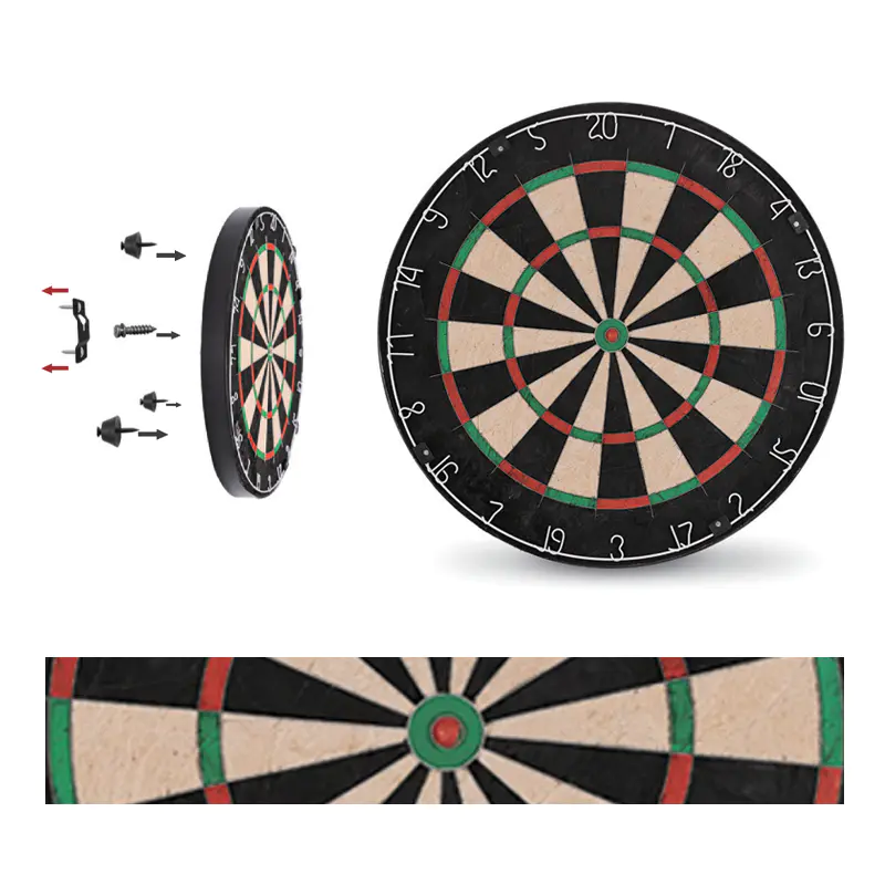 Bl-1818A Jeu de fléchettes professionnel à poils de 18 pouces avec fil à lame de couteau