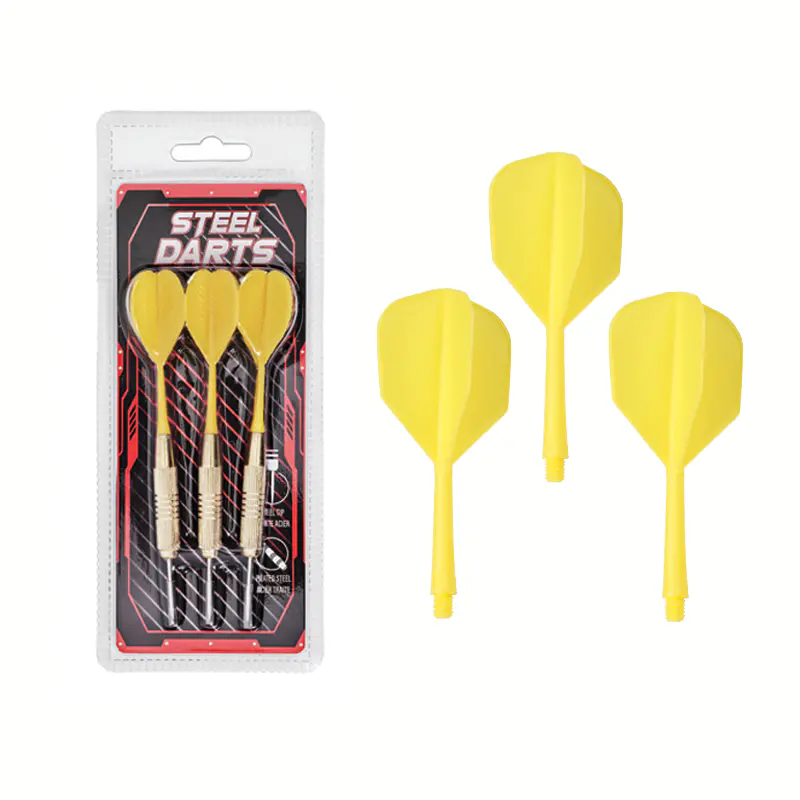 BL-3020 Ensemble de fléchettes à fleurs en maille d'acier doré clair de 20 g