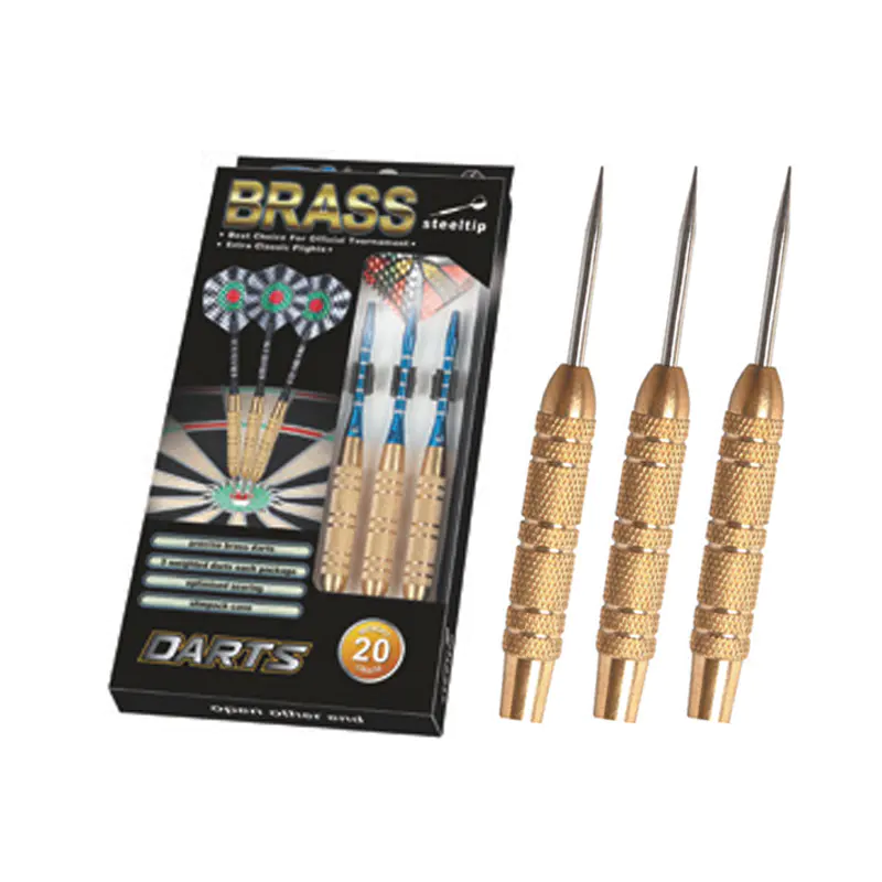 BL-3300 Ensemble de fléchettes professionnelles à pointe en laiton et acier avec aiguille de 20 g