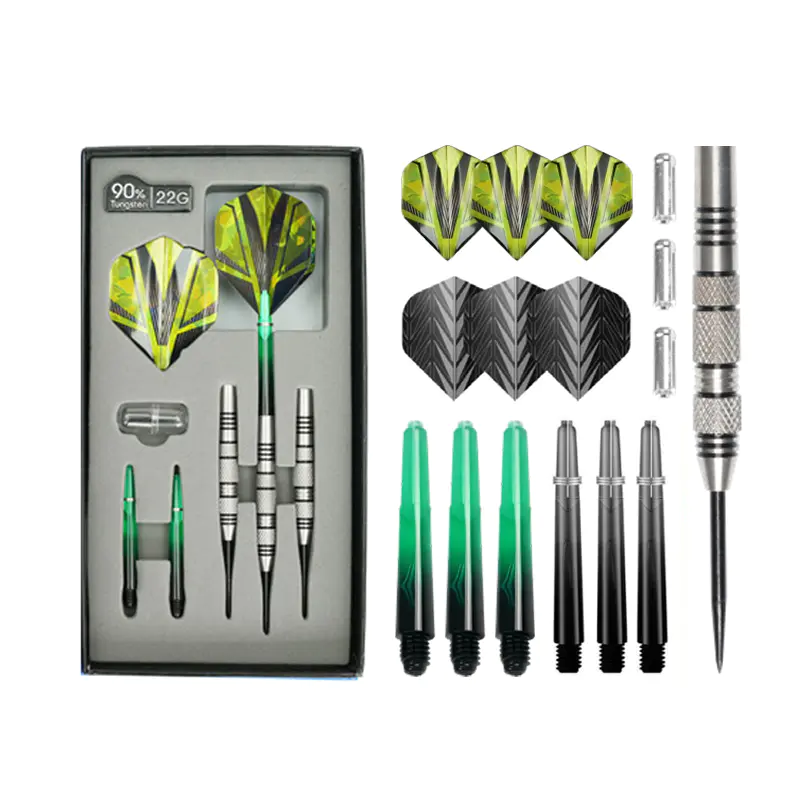 BL-1217 Ensemble de fléchettes de sécurité de luxe à pointe souple 18 g 90 % tungstène